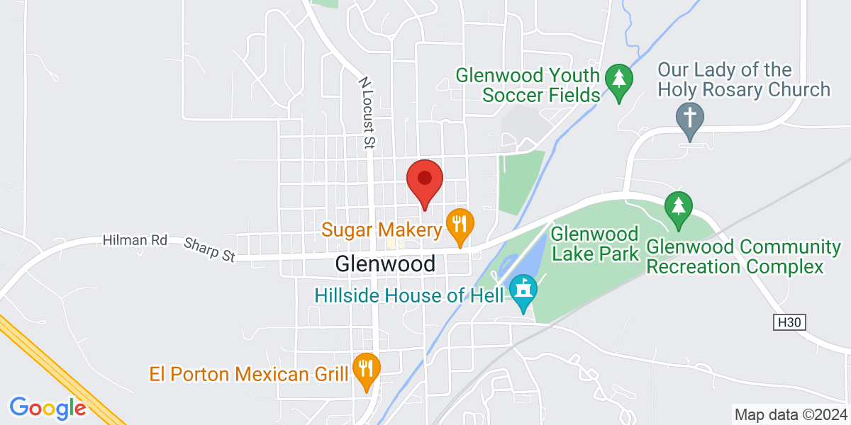 Map of Glenwood Public Library